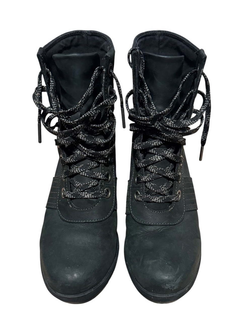 Sorel Lexie Wedge II Waterproof Boots Women’s Size 8 Black NL3046 - Picture 2 of 5
